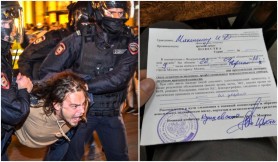 Cum îi pedepsește Putin pe rușii care îndrăznesc să iasă la proteste: cei arestați au primit ordine de înrolare în armată